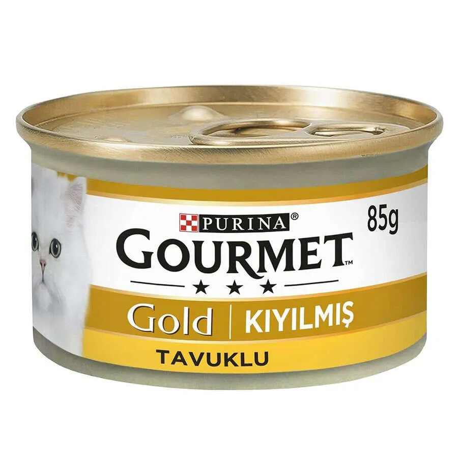 Gourmet Gold Kıyılmış Tavuklu Konserve Kedi Maması 85 Gr