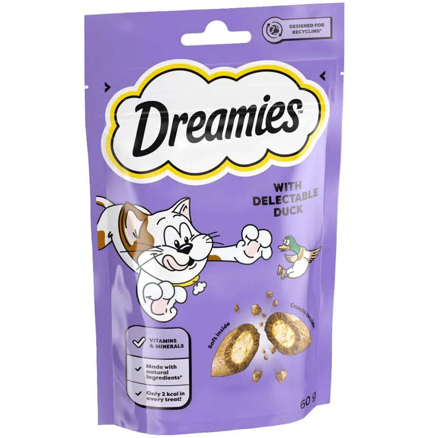 Dreamies With Duck Ördek Etli Kedi Ödülü 60 Gr