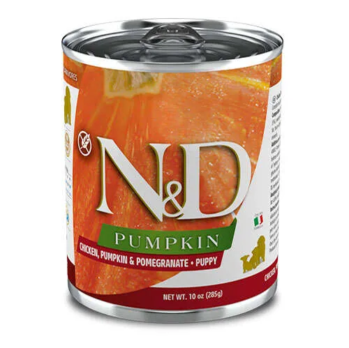 N&D Puppy Balkabak, Tavuk ve Nar Yavru Köpek Konservesi 285 Gr