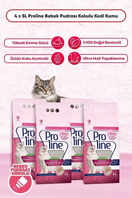 Proline Topaklanan Kedi Kumu 10 Lt